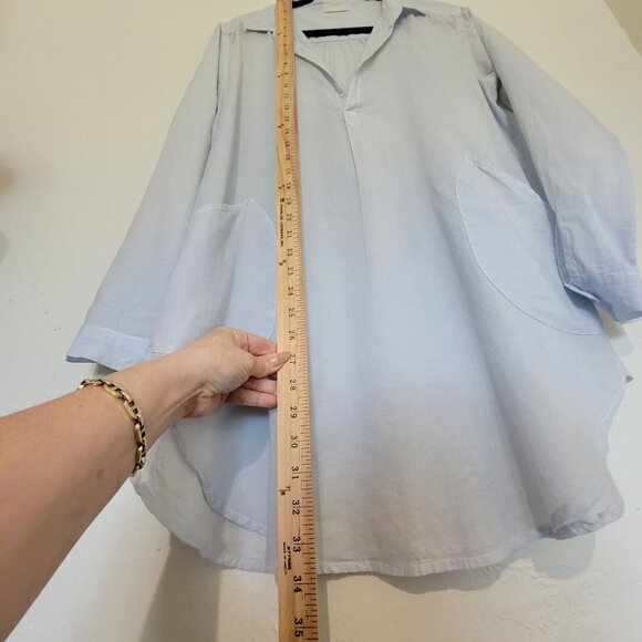 CP Shades Tunic Bathing Suite Cover Womens Small Resortwear Quiet Luxury Timeles - Picture 7 of 8